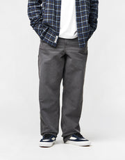 Carhartt WIP Single Knee Pant - Graphite (Stone Canvas)