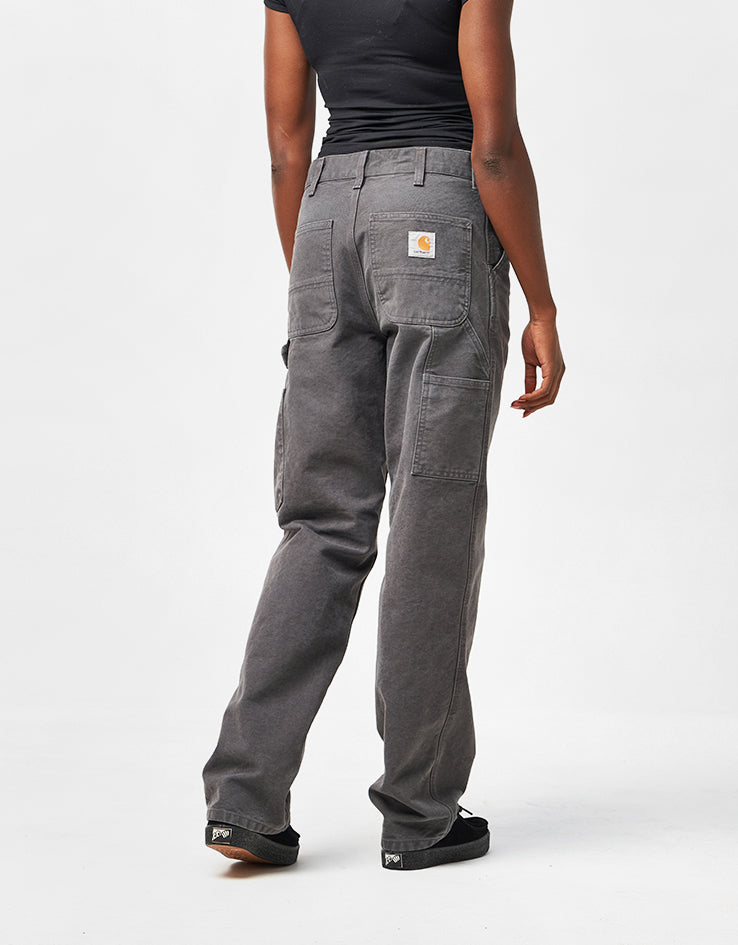 Carhartt WIP Single Knee Pant - Graphite (Stone Canvas)