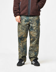 Carhartt WIP Single Knee Pant - Camo Combi/Green (Stone Washed)
