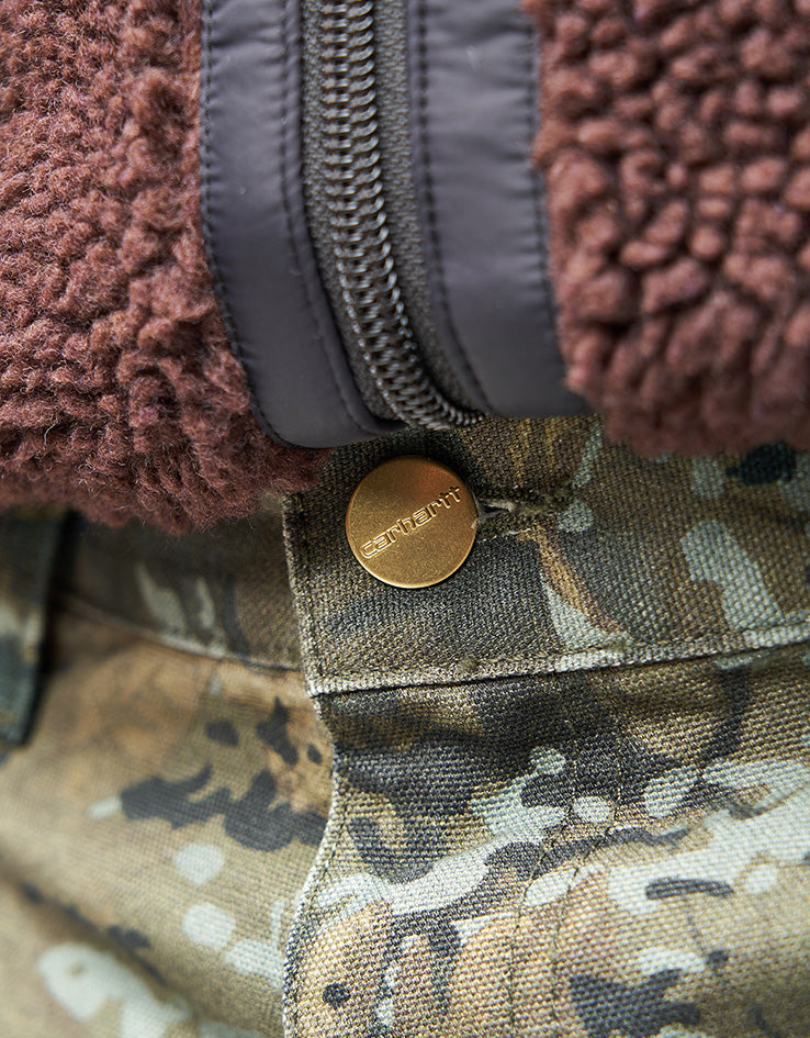 Carhartt WIP Single Knee Pant - Camo Combi/Green (Stone Washed)