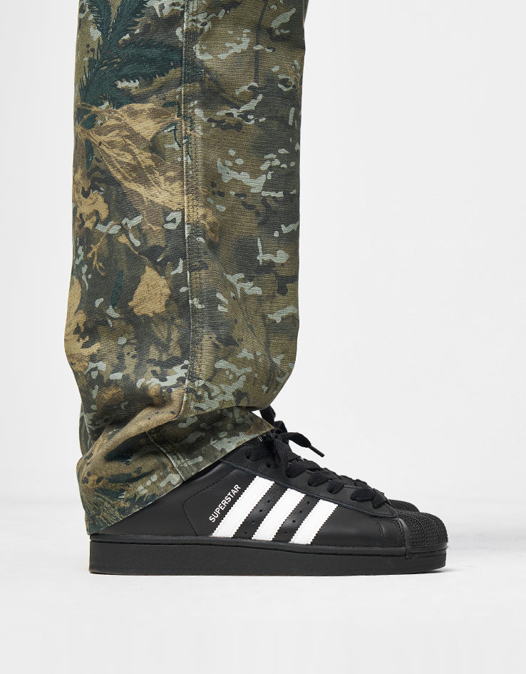 Carhartt WIP Single Knee Pant - Camo Combi/Green (Stone Washed)