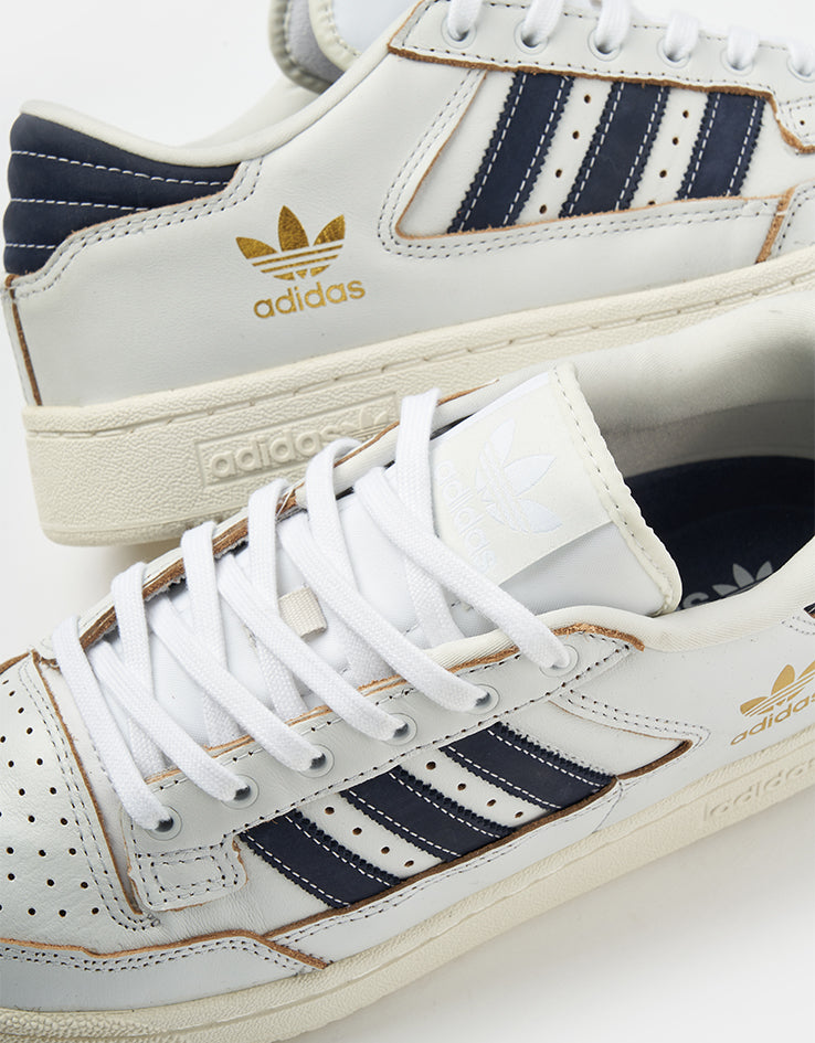 adidas Centennial 85 Low ADV Skate Shoes - Crystal White/Shadow Navy/Off White