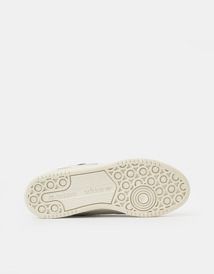 adidas Centennial 85 Low ADV Skate Shoes - Crystal White/Shadow Navy/Off White