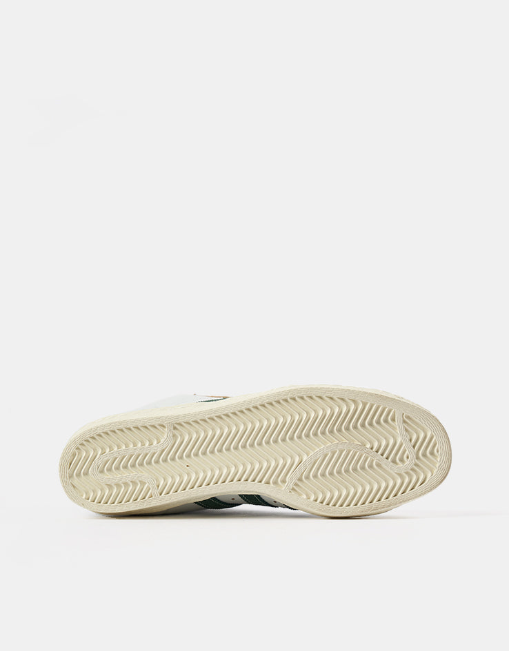 adidas Pro Model 80 ADV Skate Shoes - Crystal White/Collegiate Green/Off White