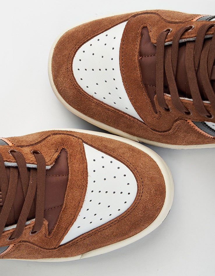 adidas Forum 84 Low ADV Skate Shoes - Crystal White/Core Black/Rustic Orange