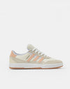 adidas Tyshawn II Skate Shoes - Wonder White/Powder Coral/Off White
