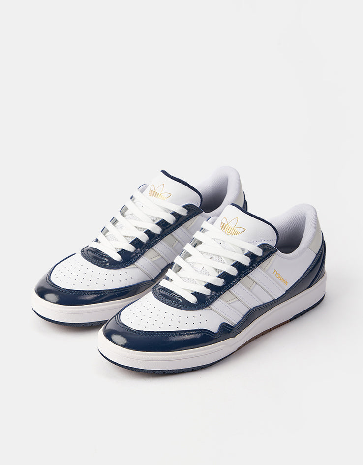 adidas Tyshawn II Skate Shoes - Collegiate Navy/White/Grey
