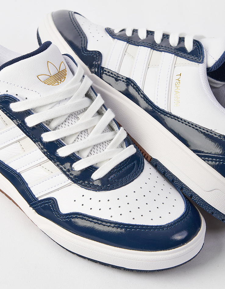 adidas Tyshawn II Skate Shoes - Collegiate Navy/White/Grey