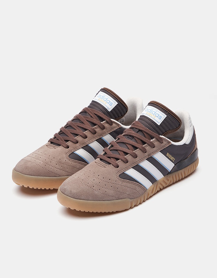 adidas Busenitz Indoor Super Skate Shoes - Earth Strata/Crystal White/Charcoal