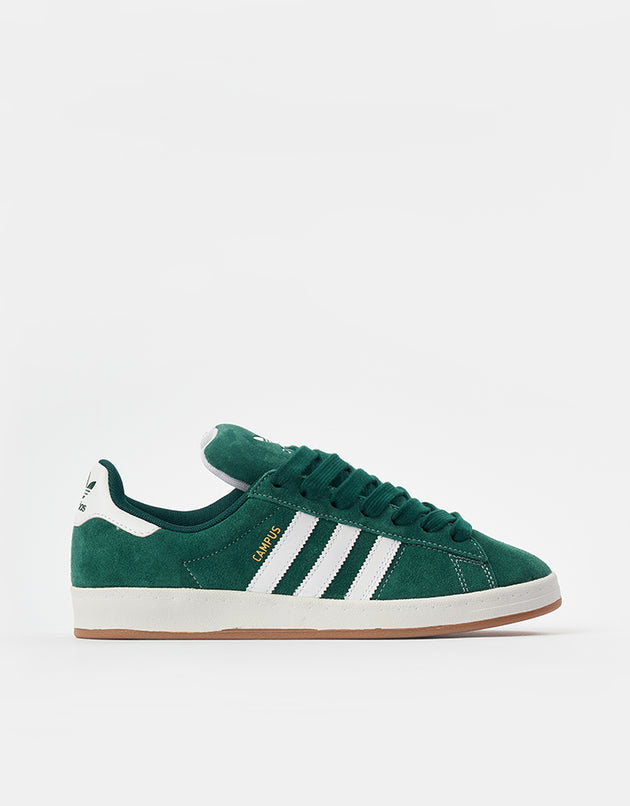 adidas Campus ADV Skate Shoes - Collegiate Green/White/White