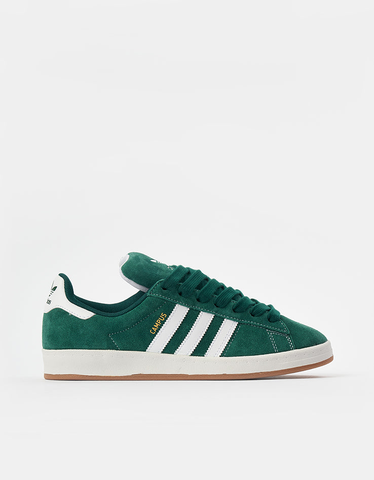 adidas Campus ADV Skate Shoes - Collegiate Green/White/White