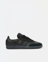 adidas Samba ADV Skate Shoes - Core Black/Core Black/Team Royal Blue
