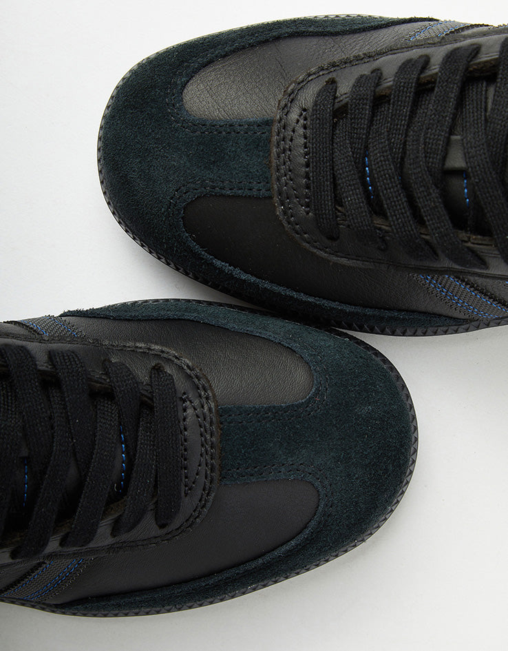 adidas Samba ADV Skate Shoes - Core Black/Core Black/Team Royal Blue
