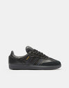adidas Samba ADV Skate Shoes - Core Black/Core Black/Team Royal Blue