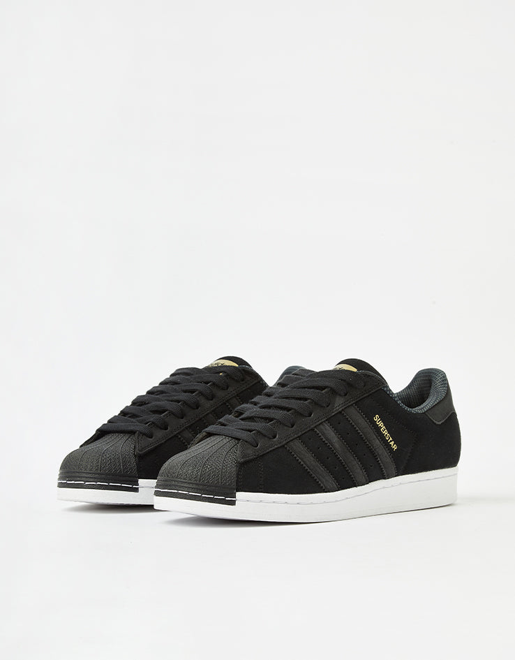 adidas Superstar ADV Skate Shoes - Core Black/Core Black/White