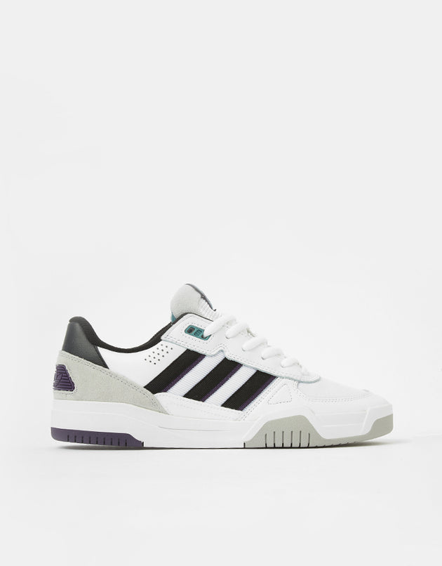 adidas Tekkira Cup Skate Shoes - White/Core Black/Aurora Plum
