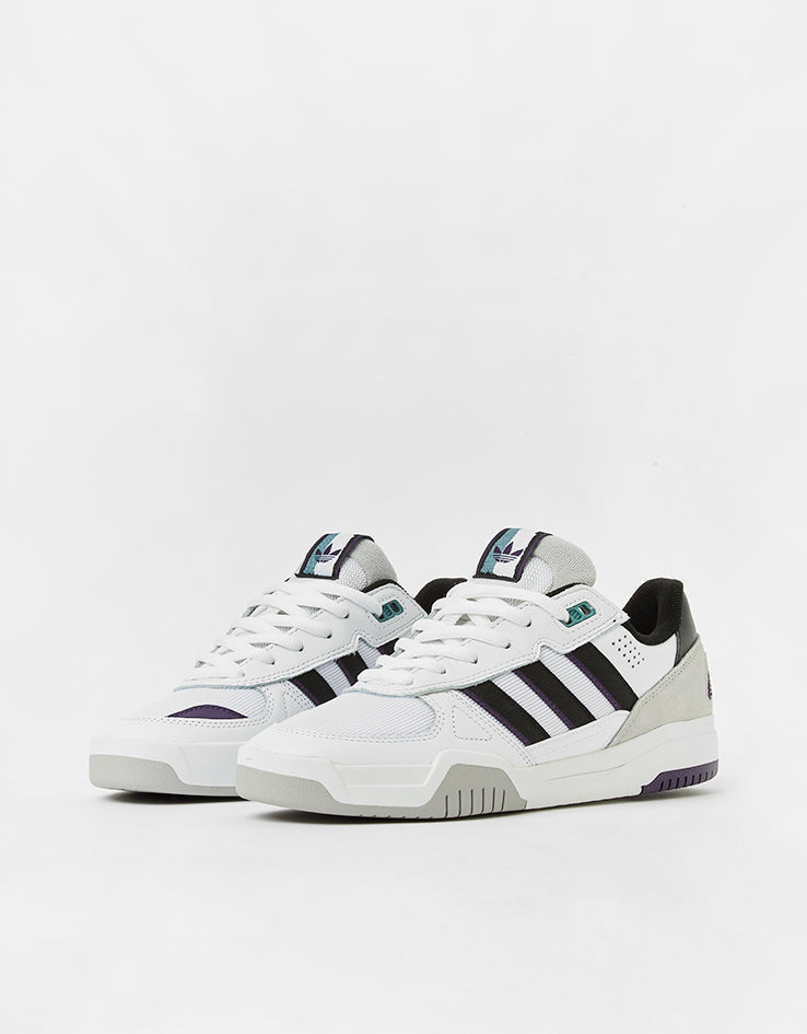 adidas Tekkira Cup Skate Shoes - White/Core Black/Aurora Plum