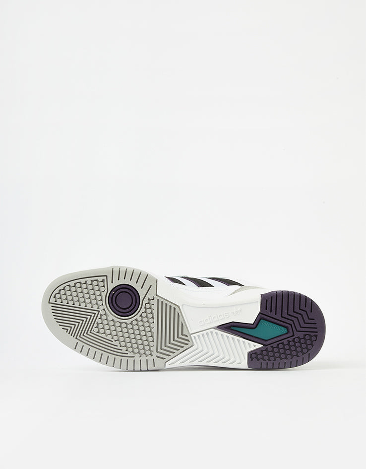 adidas Tekkira Cup Skate Shoes - White/Core Black/Aurora Plum