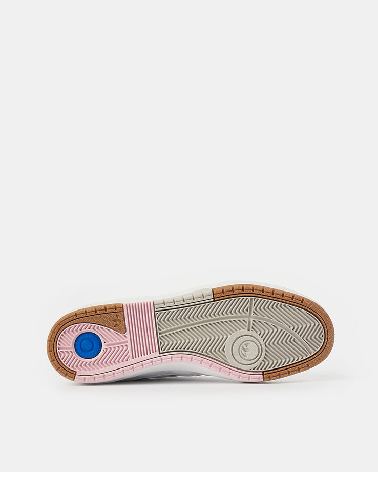 adidas Tyshawn II Skate Shoes - White/White/Gum