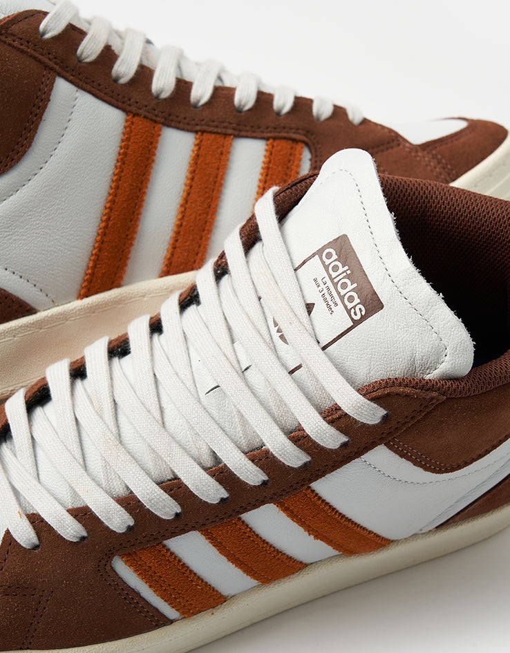 adidas Superskate Skate Shoes - Preloved Brown/Rustic Orange/Crystal White