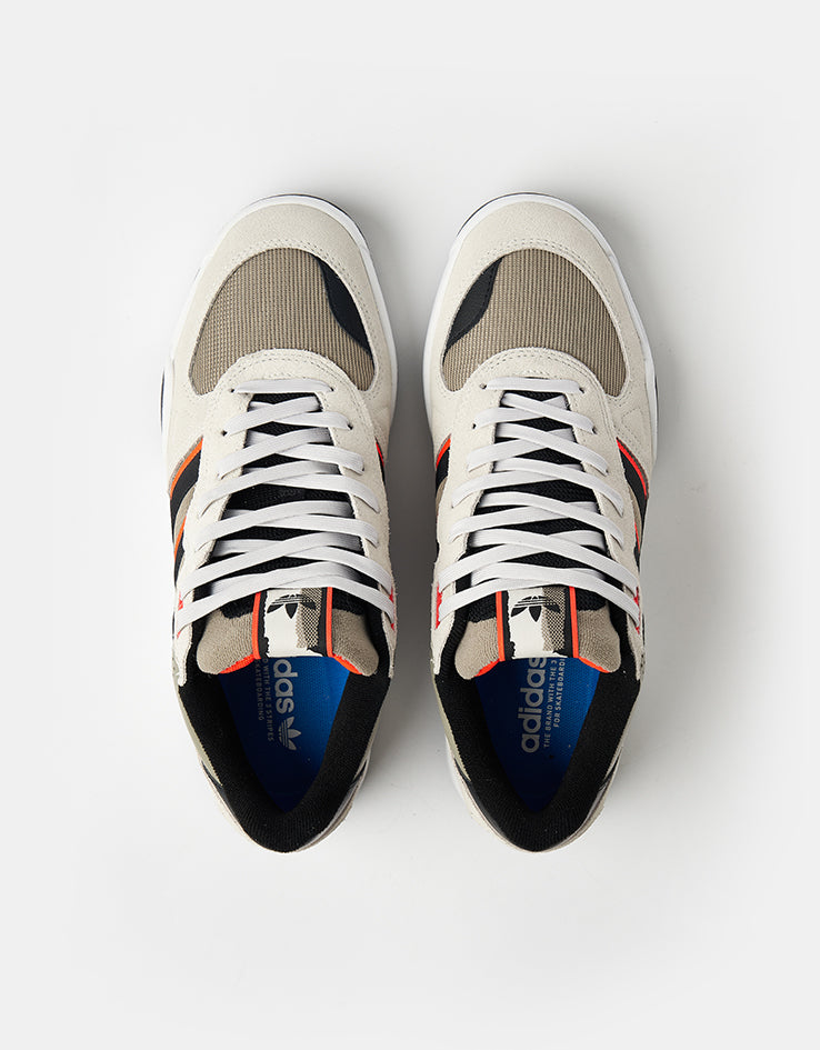 adidas Tekkira Cup Skate Shoes - Orbit Grey/Core Black/Solar Red