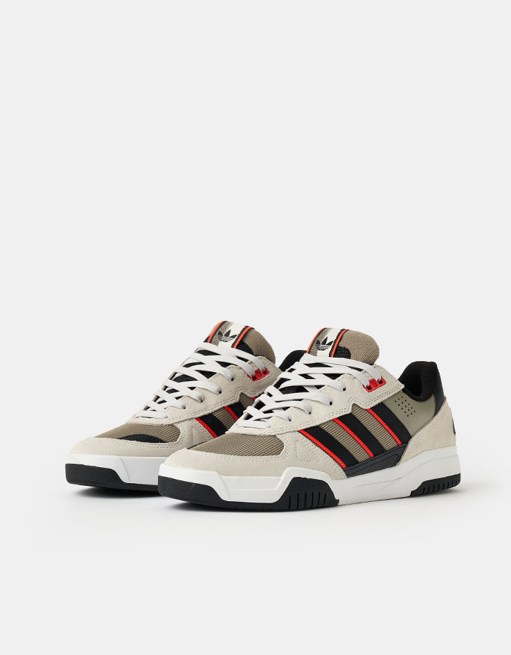 adidas Tekkira Cup Skate Shoes - Orbit Grey/Core Black/Solar Red