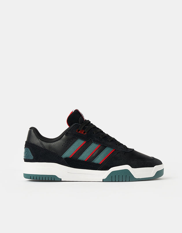 adidas Tekkira Cup Skate Shoes - Core Black/Preloved Teal/Better Scarlet