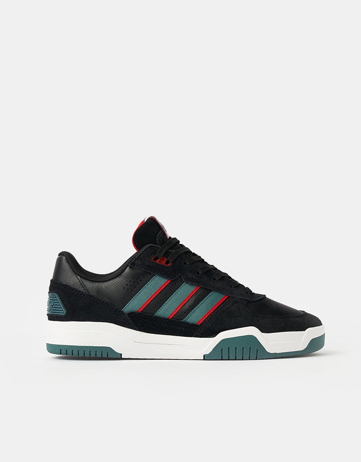 adidas Tekkira Cup Skate Shoes - Core Black/Preloved Teal/Better Scarlet