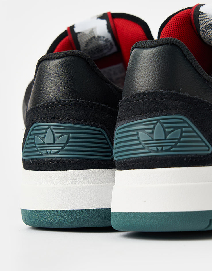 adidas Tekkira Cup Skate Shoes - Core Black/Preloved Teal/Better Scarlet