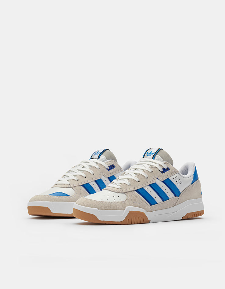 adidas Tekkira Cup Skate Shoes - White/Bright Blue/Lucid Blue