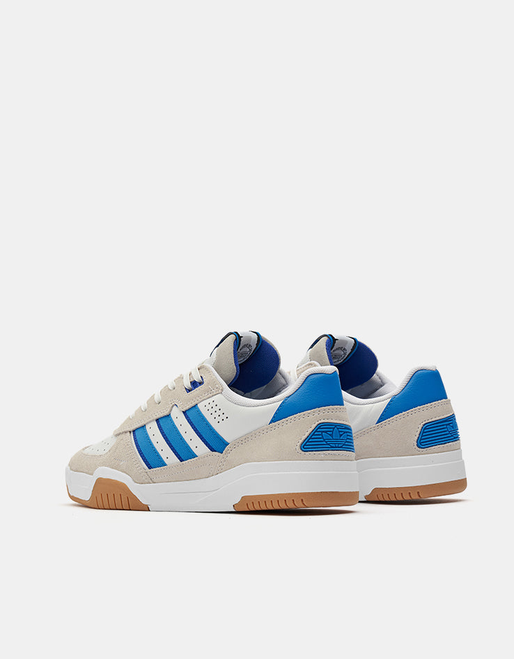 adidas Tekkira Cup Skate Shoes - White/Bright Blue/Lucid Blue