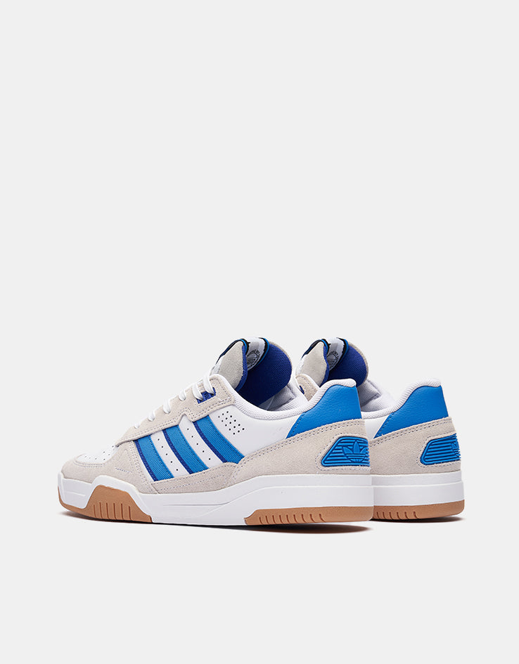 adidas Tekkira Cup Skate Shoes - White/Bright Blue/Lucid Blue