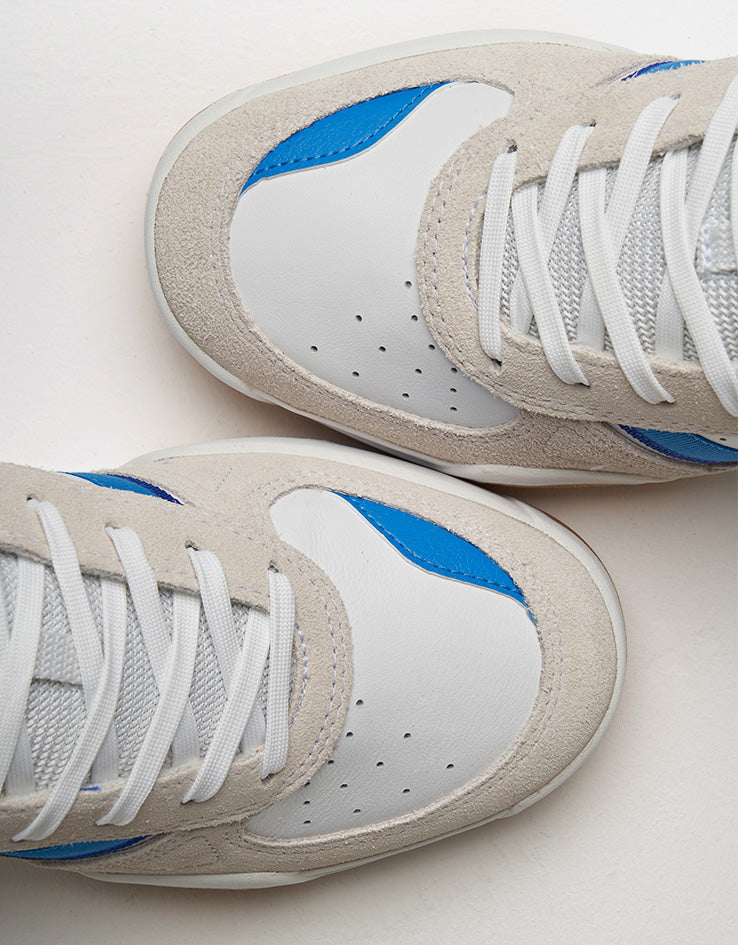 adidas Tekkira Cup Skate Shoes - White/Bright Blue/Lucid Blue