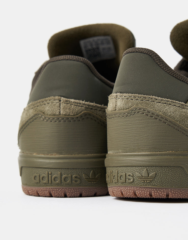 adidas Tyshawn II Skate Shoes - Olive Strata/Shadow Olive/Gum
