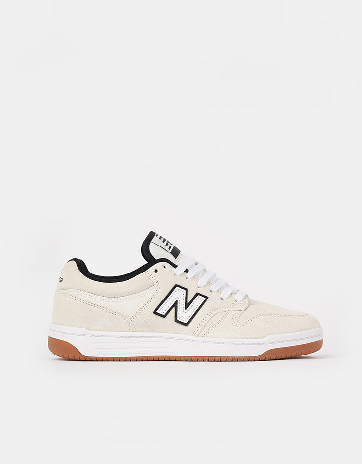 New Balance Numeric 480 Skate Shoes - White/Black/Gum