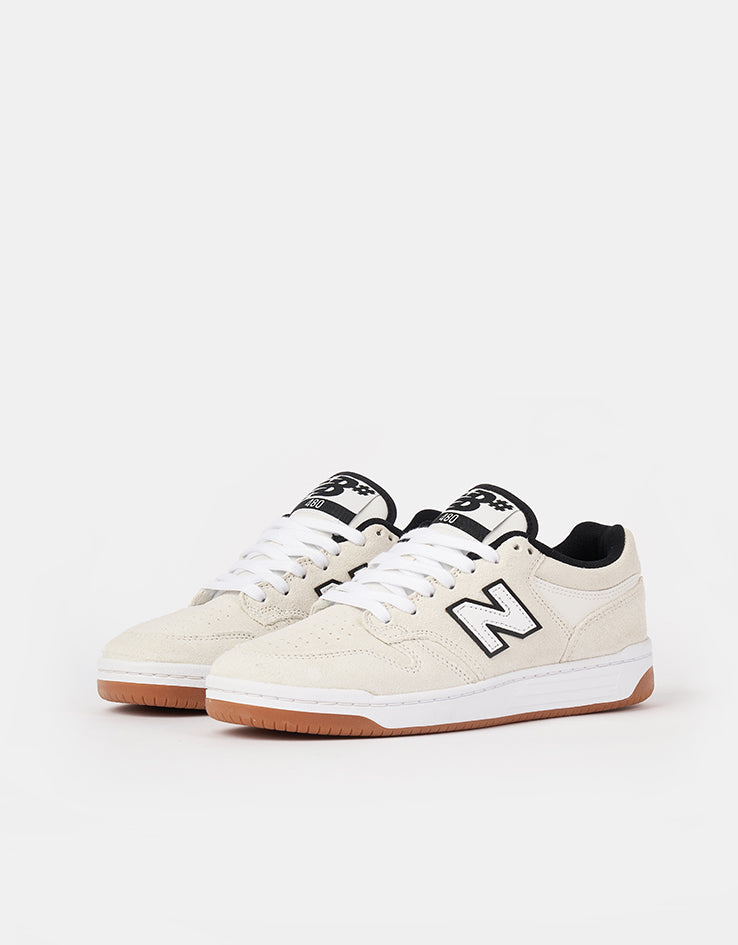 New Balance Numeric 480 Skate Shoes - White/Black/Gum