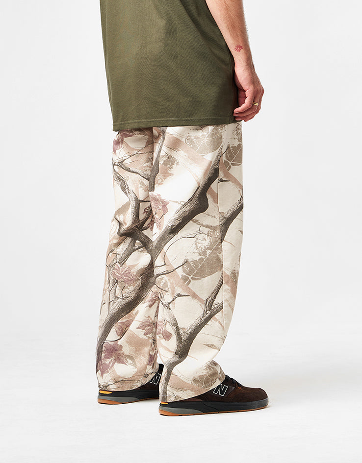 Route One Super Baggy Canvas Pants - Tree Camo (Brown)