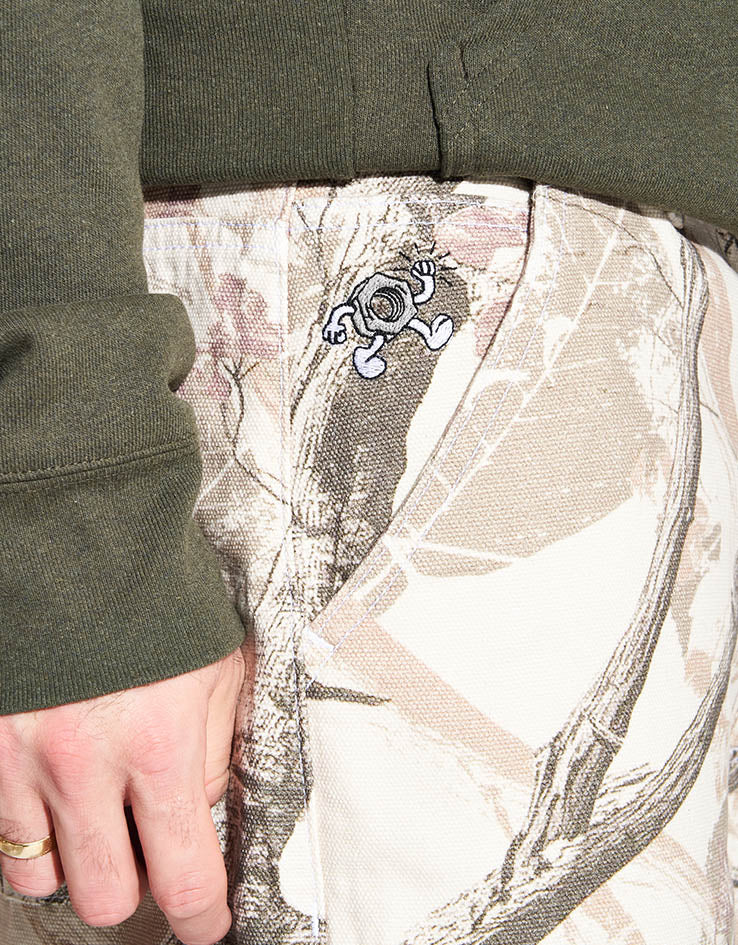 Route One Super Baggy Canvas Pants - Tree Camo (Brown)