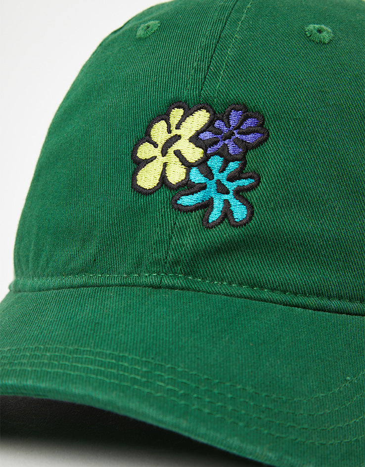 Route One Flora Dad Cap - Forest Green