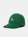 Route One Flora Dad Cap - Forest Green