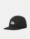 Route One Tagged 5 Panel Cap - Black