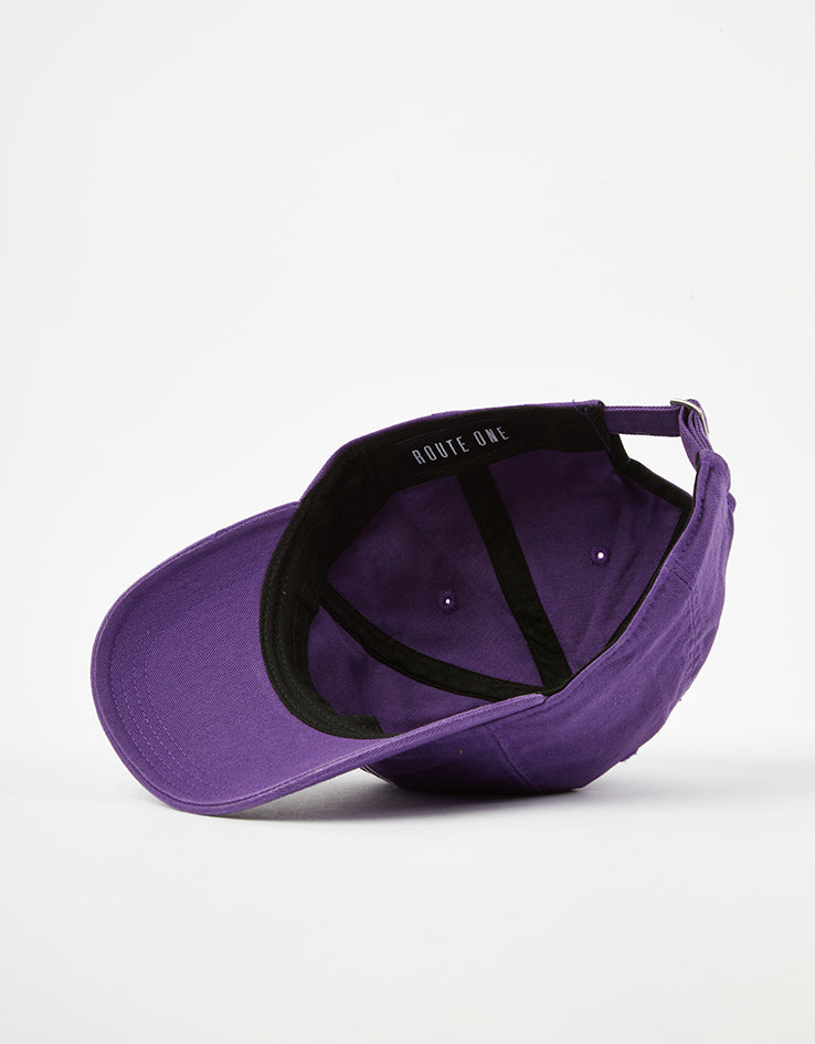 Route One Moon Dad Cap - Grape
