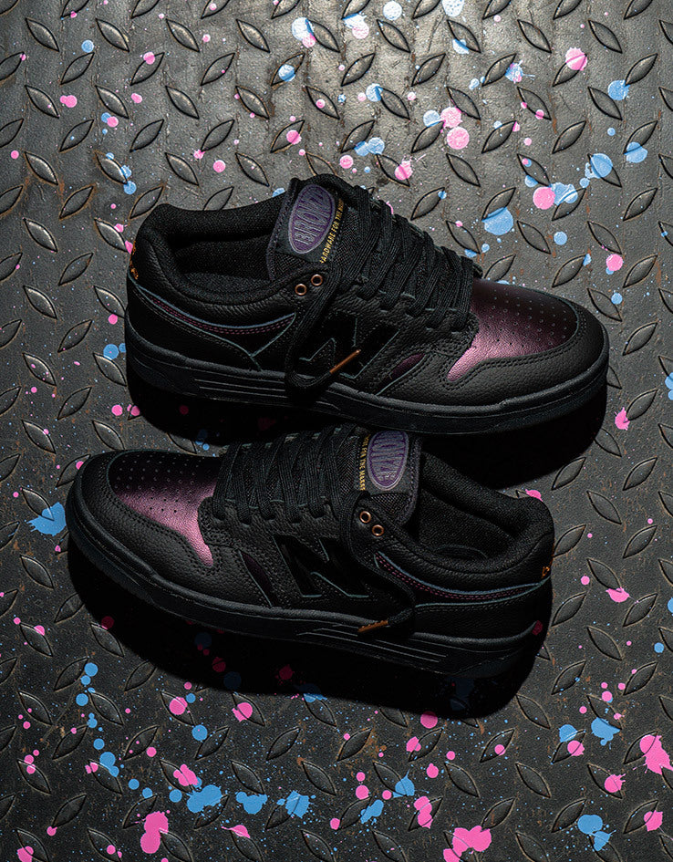 New Balance Numeric x Bronze 56k 480 Skate Shoes - Black/Black