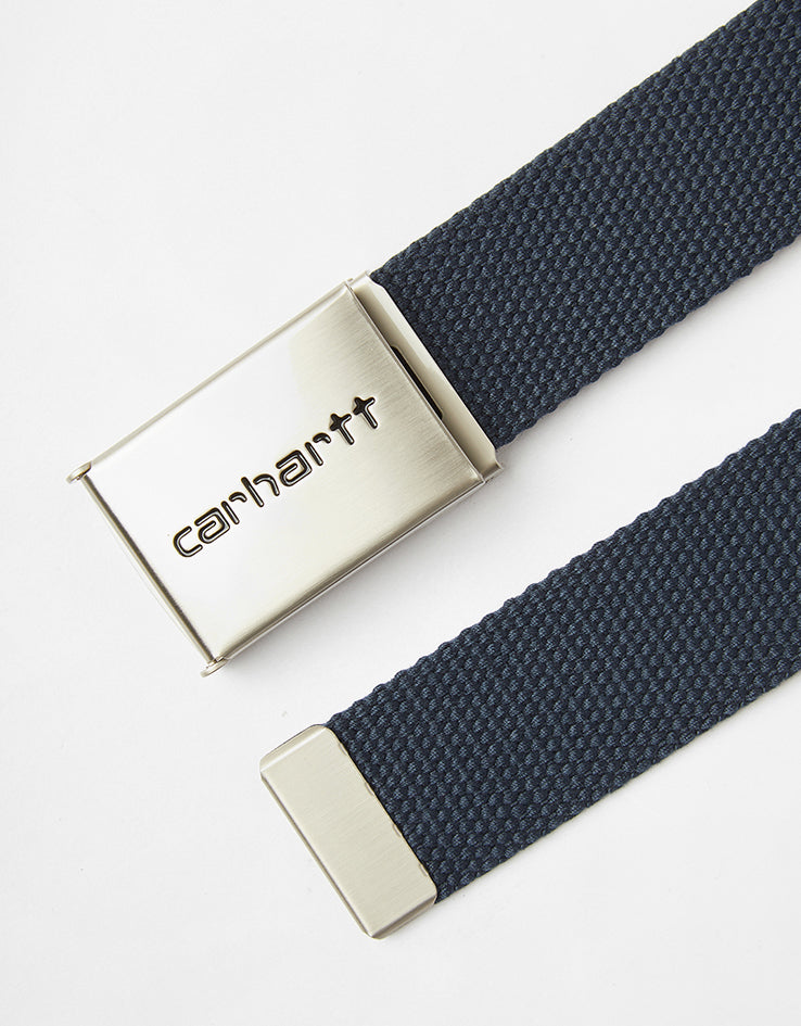 Carhartt WIP Chrome Clip Web Belt - Air Force Blue