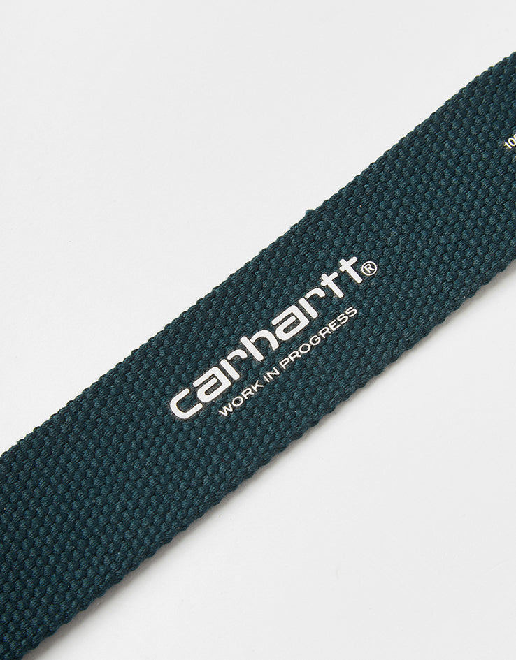 Carhartt WIP Chrome Clip Web Belt - Deep Lagoon