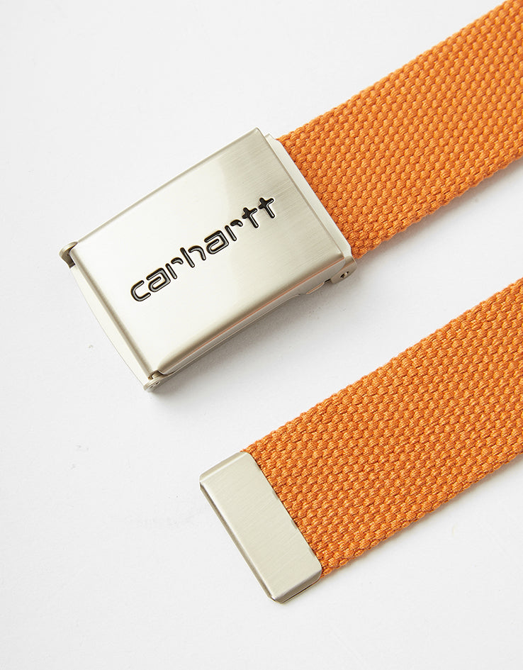 Carhartt WIP Chrome Clip Web Belt - Redhaven