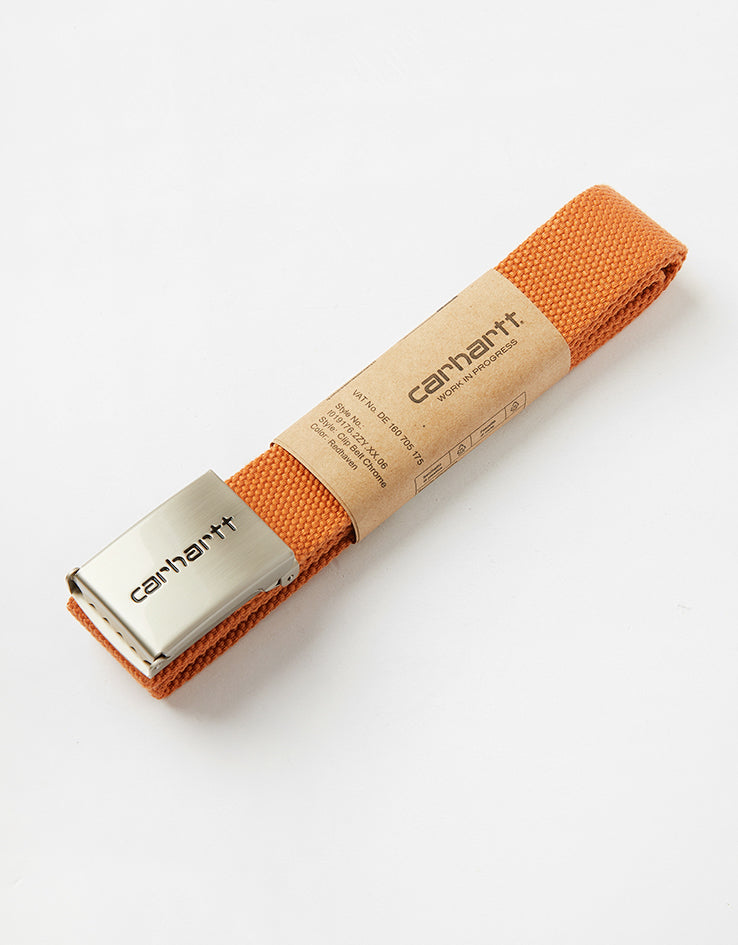 Carhartt WIP Chrome Clip Web Belt - Redhaven
