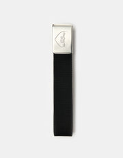 Carhartt WIP Heart Clip Web Belt - Black/Silver