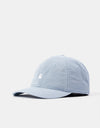 Carhartt WIP Madison Logo Cap - Blue Fog/White