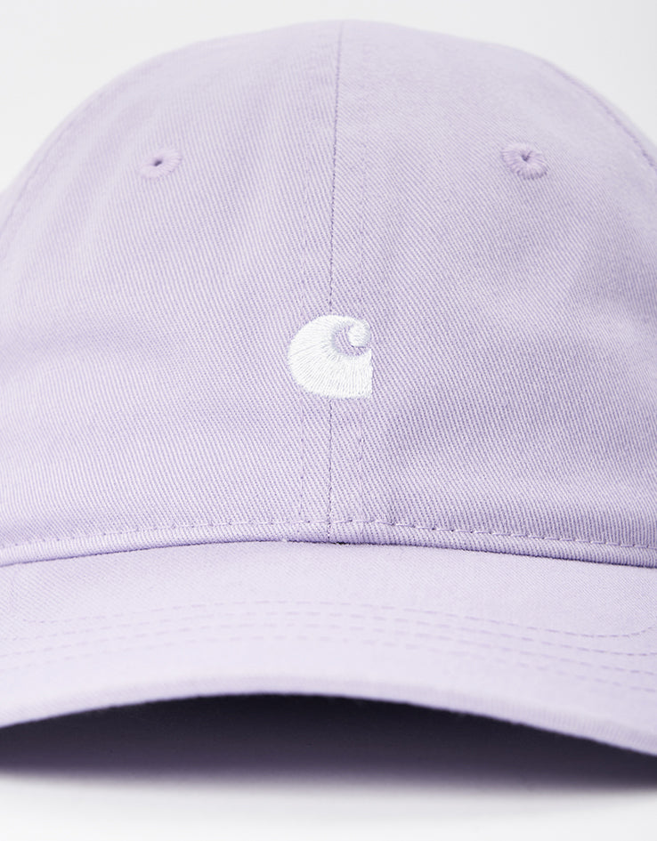 Carhartt WIP Madison Logo Cap - Pink Fog/White